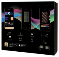 Гирлянда Smart LED Twinkly Curtain 1.45х2.1м, прозрачный кабель (TWW210SPP-TEU)