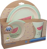 Набір посуду Canpol babies So Cool бамбуковий 3 предмети Рожевий (9/226_pin)