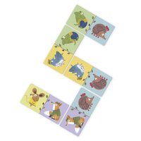 Дитяче доміно DJECO Веселі тваринки (DJ08115)