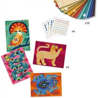 Набор для творчества Djeco мозаика Глубоко в джунглях (DJ09422)