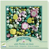 Набір для творчості Djeco з дерев'яними намистинами Квіти (DJ09808) 