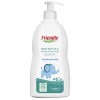  Органічний засіб Friendly Organic для миття дитячої пляшечки, посуду та пустушок, без запаху, 500 мл (FR1802) 
