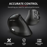 Миша Trust Voxx Rechargeable Ergonomic WL, чорний (23731_TRUST)