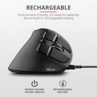 Миша Trust Voxx Rechargeable Ergonomic WL, чорний (23731_TRUST)