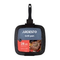 Сковорода гриль ARDESTO Gemini Gussola, 28см, черный (AR1928GG)