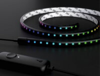 Стрічка Smart LED Twinkly Line, 1.5 м, кабель чорний (TWL100STW-BEU)