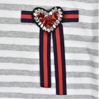 Полосатый реглан iDO для девочки 16 лет (4.W505.00/8992)