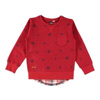 Червона толстовка iDO для хлопчика 7 років (4.T746.00/6Z97)