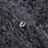 Черный короткий свитер iDO с имитацией меха для девочки 10 лет (4.V905.00/0658)