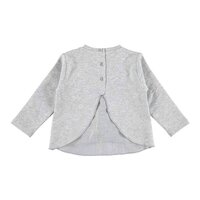 Сірий реглан iDO з аплікацією "Такса" для дівчинки 3 років (4.V618.00/8992)