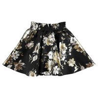 Чорна спідниця iDO з квітковим принтом для дівчинки 10 років (4.V952.00/6EP7) 
