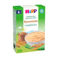 Дитяча органічна безмолочна каша HiPP Мультизлакова, 200 г 