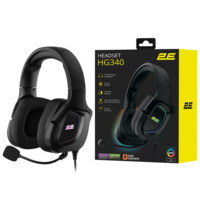 Игровая гарнитура 2E Gaming HG340 RGB 3.5mm Black (2E-HG340BK) 