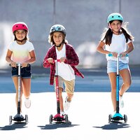 Самокат Micro Maxi Deluxe LED Темно-синій (MMD099)