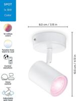 Світильник точковий накладний розумний WiZ IMAGEO Spots 1х5W, білий (929002658701)