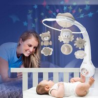 Музичний мобіль Infantino 3 в 1 із проектором сірий (004915I)