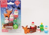 Набор ластиков для карандаша Iwako Новый год 6 шт (ER-BRI047)