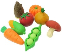 Набір гумок Iwako для олівця Овочі 8 шт. (ER-BRI023) 