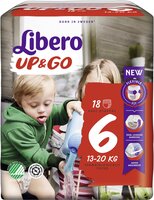 Подгузники-трусики Libero Up&Go 6 (13-20 кг) 18 шт 