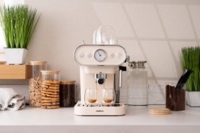 Кофеварка ARDESTO рожковая Vintage Dream 1.2л, бежевый (FCM-E15BG)