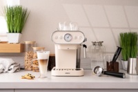 Кофеварка ARDESTO рожковая Vintage Dream 1.2л, бежевый (FCM-E15BG)