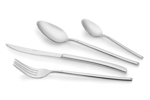 Набор столовых приборов ARDESTO Black Mars Monza, 24 прибора, нержавеющая сталь (AR0724MS) 