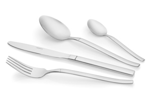 Набір столових приборів ARDESTO Gemini Lucca, 24 прибори, нержавіюча сталь (AR1924LCS) 