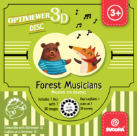  Котушка для 3D Оптивьювера Svoora Лесные музыканты (03008) 