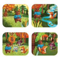  Котушка для 3D Оптивьювера Svoora Лесные музыканты (03008) 