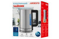Електрочайник ARDESTO Steel Collection 1.7л, Strix, метал, сріблястий (EKL-FD700SS)