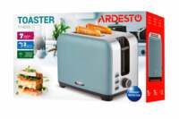 Тостер ARDESTO Mint Harmony, м'ятно-сріблястий (T-F400G)