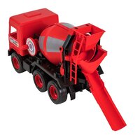 Машинка Tigres Middle truck Бетонозмішувач червоний в коробці (39489)