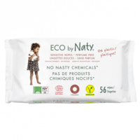 Органічні серветки Eco by Naty без запаху, 168 шт (3 упаковки в 1)