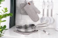 Сковорода ARDESTO Black Mars Avior, 28см, нержавіюча сталь (AR0728BS)