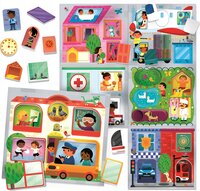 Розвивальний пазл Headu Монтессорі Моє місто та його мешканці (MU23615)