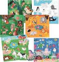 Гра-пазл Headu Монтессорі Тварини та місця їхнього проживання (MU22847)