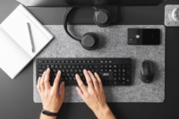 Клавиатура мембранная 2E, чёрный (2E-KS260WB)