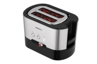 Тостер ARDESTO Steel Collection, сріблясто-чорний (T-K210)