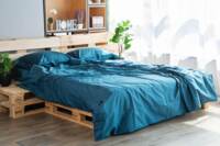 Простирадло на резинці ARDESTO Mix&Match, 160х200+30см, синій (ART1620FSB)