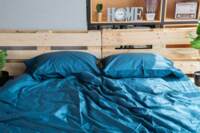 Простирадло на резинці ARDESTO Mix&Match, 160х200+30см, синій (ART1620FSB)