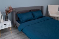 Простирадло на резинці ARDESTO Mix&Match, 160х200+30см, синій (ART1620FSB)