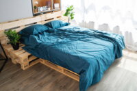 Простирадло на резинці ARDESTO Mix&Match, 180х200+30см, синій (ART1820FSB)