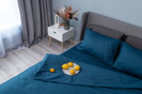 Простирадло на резинці ARDESTO Mix&Match, 180х200+30см, синій (ART1820FSB)