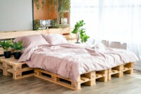 Простынь на резинке ARDESTO Mix&Match, 180х200+30см, розовый светлый (ART1820FSP)