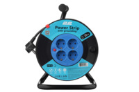 Удлинитель сетевой 2E REEL 20м, чёрно-синий (2E-CR4315IP20M20)