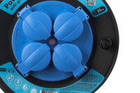 Подовжувач мережевий 2E REEL 20м, чорно-синій (2E-CR4315IP44M20)