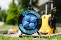 Подовжувач мережевий 2E REEL 20м, чорно-синій (2E-CR4315IP44M20)