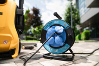 Подовжувач мережевий 2E REEL 20м, чорно-синій (2E-CR4315IP44M20)