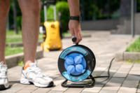 Подовжувач мережевий 2E REEL 20м, чорно-синій (2E-CR4315IP44M20)