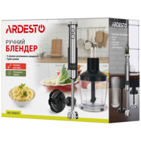 Блендер ARDESTO 3 в 1 погружной, черно-серебристый (HBG-1000BCHP)